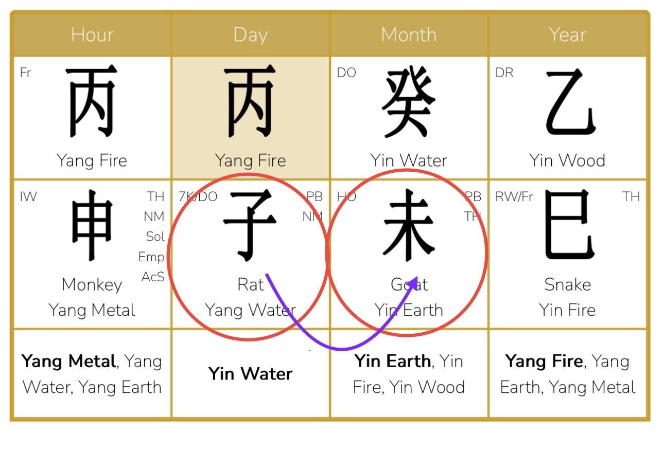 July 6 – August 7, 2025<br />
BaZi (Four Pillars) interpretation of the Yin Water Goat